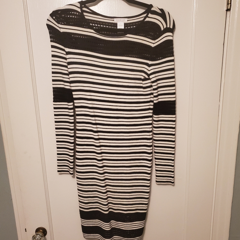 Black and white dress